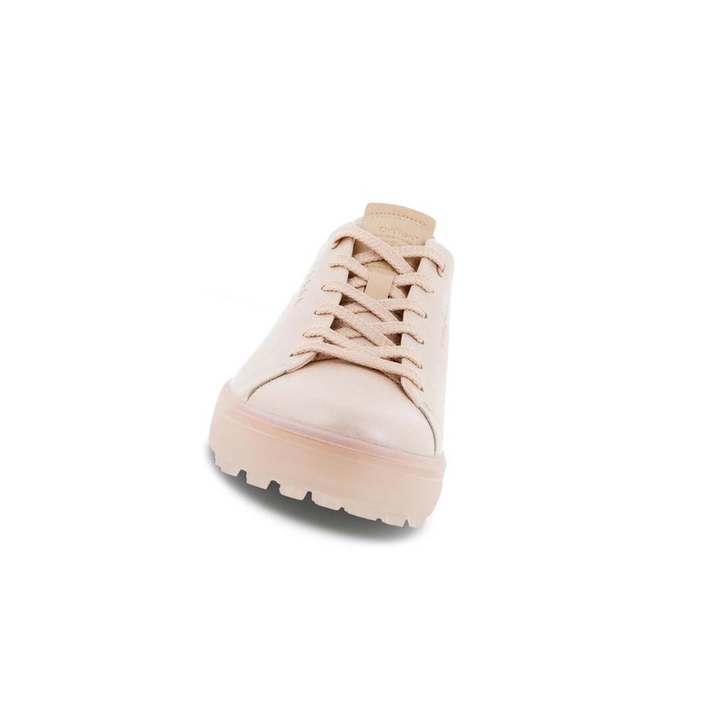 Women's Ecco Tray Laced Golf Shoes Pink | Canada 134OKI